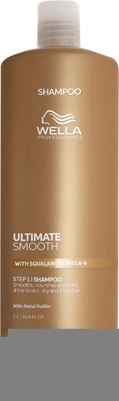 Wella Professionals Ultimate Smooth intense nourishing shampoo for shiny and soft hair 1000 ml