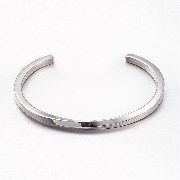 Tarnish Resistant 304 Stainless Steel Cuff Bangles