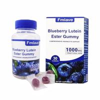 Fmlave-Natural 1000mg Blueberry Lutein Gummies | Relieve Eye Fatigue | Protect Eyesight & Blue Light Damage Edible Healthcare...