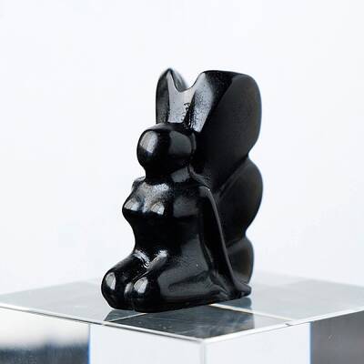 Natural Obsidian Sculpture Display Decorations