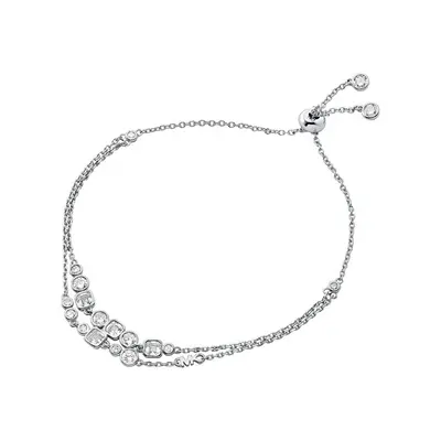 Michael Kors Bracciale In Argento Con Zirconi Cubici Premium Mkc1770040