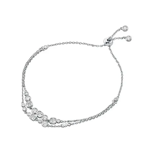 Michael Kors Bracciale In Argento Con Zirconi Cubici Premium Mkc1770040