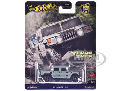 Hummer H1 Pickup Truck Gray Metallic \