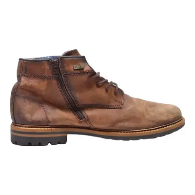 BUGATTI Ankle Boots Brown Leather Mens UK 9.5