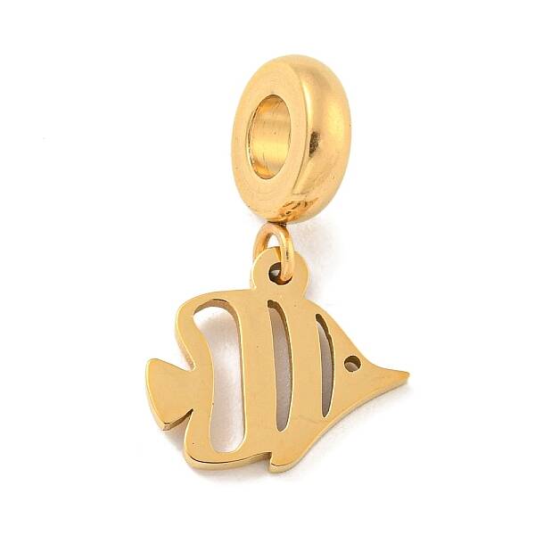 304 Stainless Steel European Dangle Charms