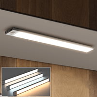 Under Cabinet Light 2PCS, Wireless Move Sensor LED Light Bar, USB Rechargeable Night Light for Corridor Kitchen Cabinet Stair...