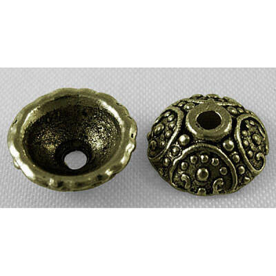 Tibetan Style Alloy Caps