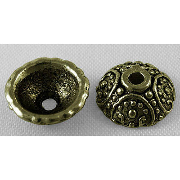 Tibetan Style Alloy Caps