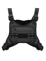 Outdoor Running Chest Bag, Lightweight Running Vest Rigs for Workouts Cycling Hiking, Water Resistant Sports Chest Pack for M...