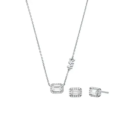 Michael Kors Set Di Gioielli In Argento Mkc1760Czset (Collana, Orecchini)