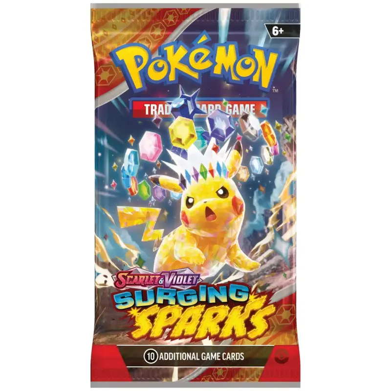 Surging Sparks Booster Packs (Opened LIVE)