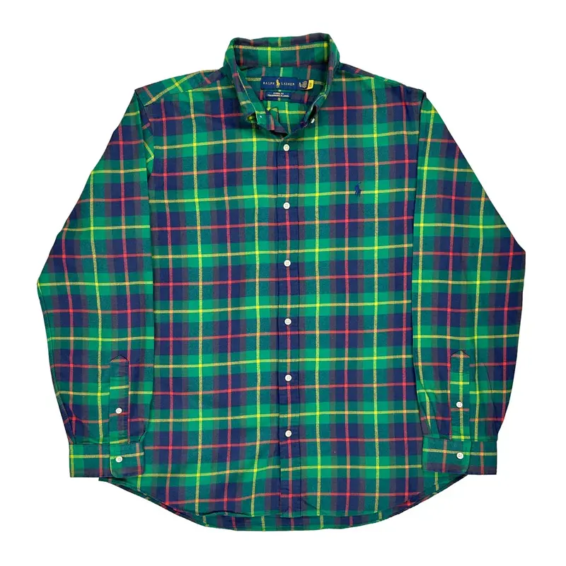 Ralph Lauren Checked Shirt - XL Multicoloured Cotton Blend