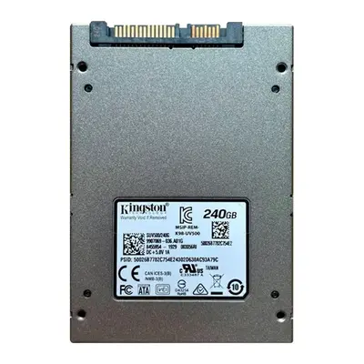 SUV500/240G Kingston UV500 Series 240GB Triple-Level Cell SATA 6Gb/s 3D NAND (AES 256-bit Encryption) 2.5-Inch Solid State Dr...