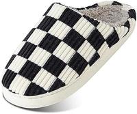 House Slippers for Women,Fuzzy Mens Slippers,Casual House Shoes Memory Foam Womens Slippers Outdoor Indoor Warm Plush Bedroom...