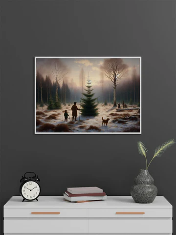 Winter’s Tranquil Forest Stroll