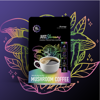 Just Move Supplements - Just Shrooms Mushroom Coffee - Lion's Mane, Shiitake, Cordyceps, King Trumpet, Chaga Mushrooms - Arab...