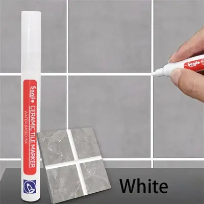 Tile Grout Repair Pen, Tile Grout Repair Tool, Anti-Mold & Waterproof Tile Grout Repair Pen, Home Care Supplies, for Ceramic ...