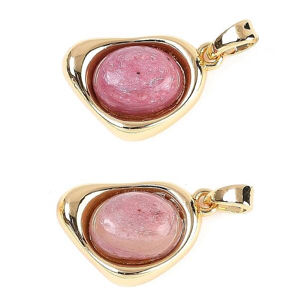 Natural Rhodonite Pendants