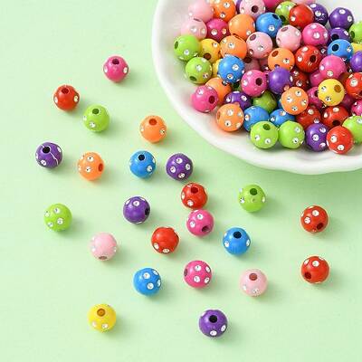 Plating Acrylic Beads