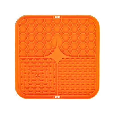 Pet Licking Pad, 1 Count Silicone Suction Cup Pet Licking Mat, Pet Slow Feeder, Anxiety Relief Lick Pad For Dogs Cats Groomin...