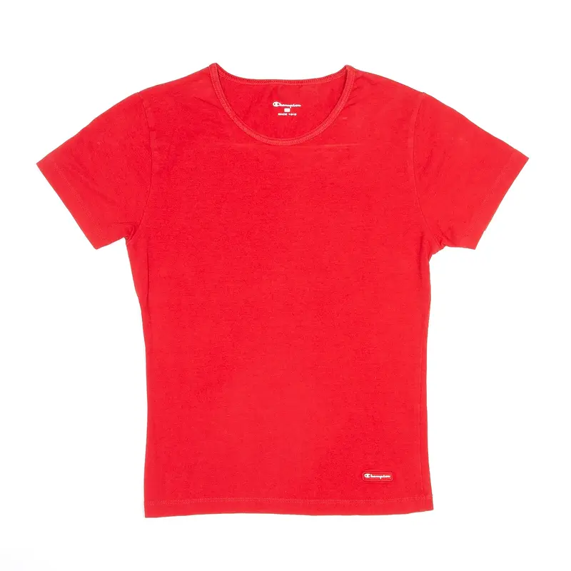 CHAMPION Sports Red Short Sleeve T-Shirt Boys M