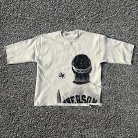 BLACKBUTTERFLY Iverson Cropped Vintage Shirt Crewneck Menswear