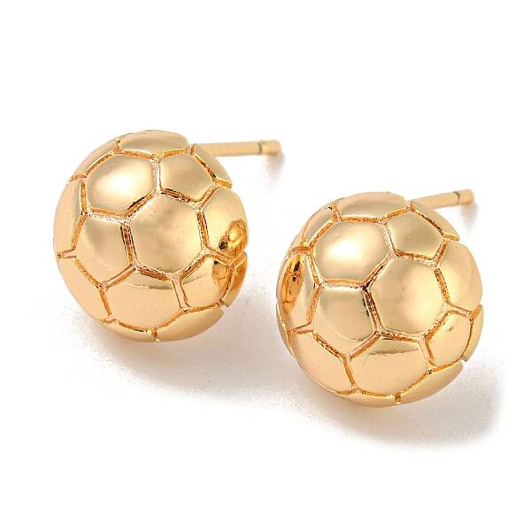 Brass Stud Earrings