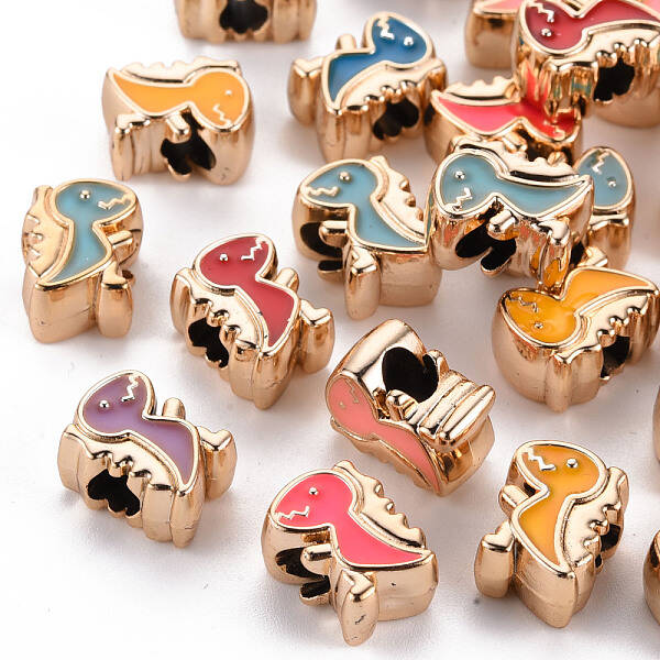 UV Plating Acrylic European Beads