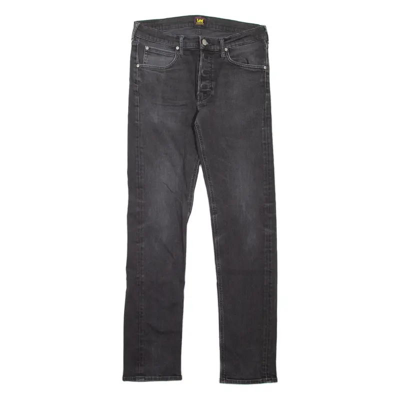 LEE Daren Mens Jeans Black Slim Straight W32 L34