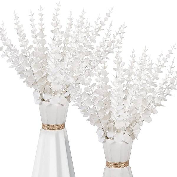 Plastic Artificial Eucalyptus Leaves