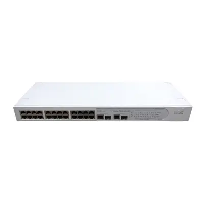 3C16475A-UK 3Com 2226 24 x RJ-45 Ports 10/100Base-TX + 2 x GE RJ-45 Ports Layer 2 Managed Rack-mountable Fast Ethernet Networ...