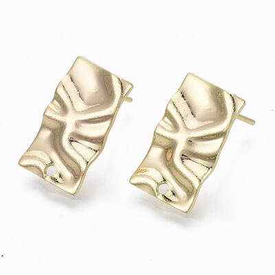 Brass Stud Earring Findings