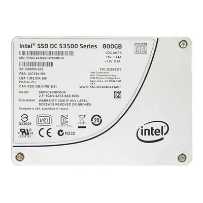 Intel SSDSC2BB800G4I | DC S3500 800GB Multi-Level Cell SATA 6Gb/s 2.5-Inch Solid State Drive
