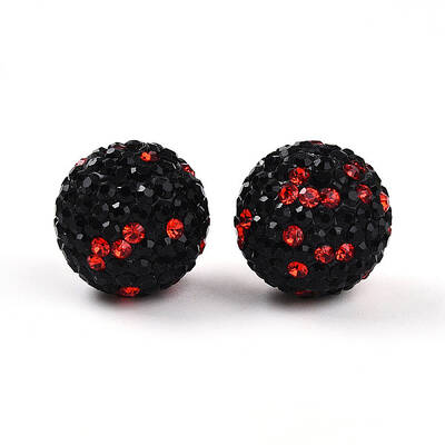 Polymer Clay Pave Rhinestone Beads