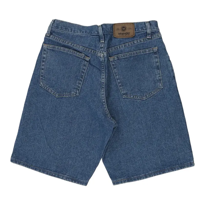 Wrangler Denim Shorts - 32W 10L Blue Cotton