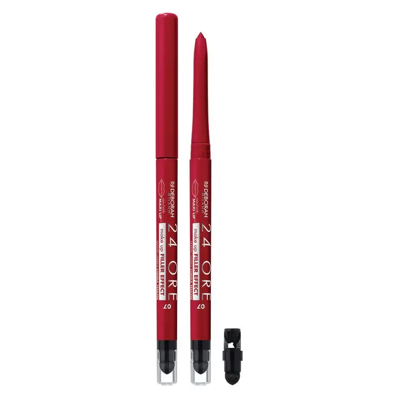 Deborah 24Hour Make Up Lip Pencil Filler Effect 07 - Always Red