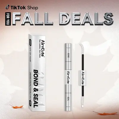 AiryCute Lash Bond Seal Remover | 2-IN-1 POWER DUO | Strong Hold, Waterproof & Remover-Safe for Flawless Lashes| AiryCute Las...