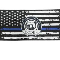 5/10 pcs Decorative Thin Blue Line Sticker Code 4 for Home Ornaments