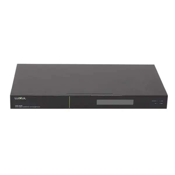 AMS-4424P Luxul AV Series 26-Port Gigabit Stackable PoE+ L2/L3 Managed Switch