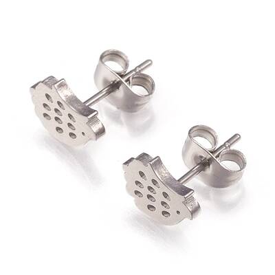 Tarnish Resistant 304 Stainless Steel Stud Earrings