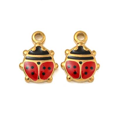 304 Stainless Steel Enamel Charms