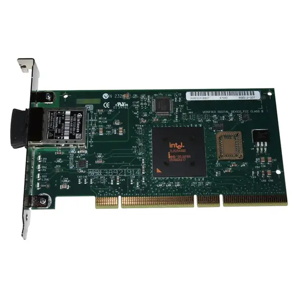 A06512-007 Intel PRO/1000 F Single-Port SC 1Gb/s 1000Base-SX Gigabit Ethernet PCI Server Network Adapter