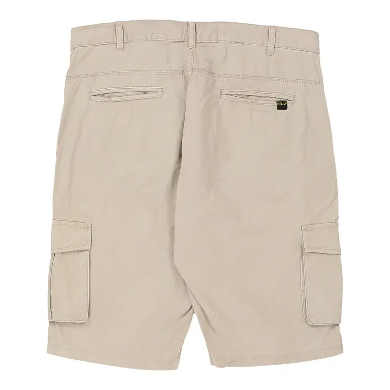 Lowley Cargo Trousers - 36W 13L Beige Cotton