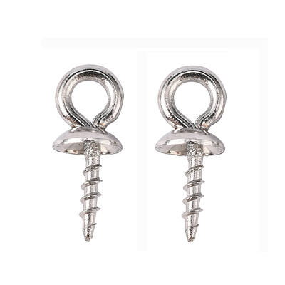 Tarnish Resistant 304 Stainless Steel Screw Eye Pin Peg Bails