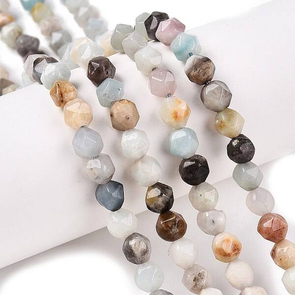 Natural Flower Amazonite Beads Strands