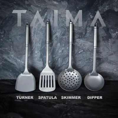 Taima® 100% Pure Titanium Spatula / Utensils.