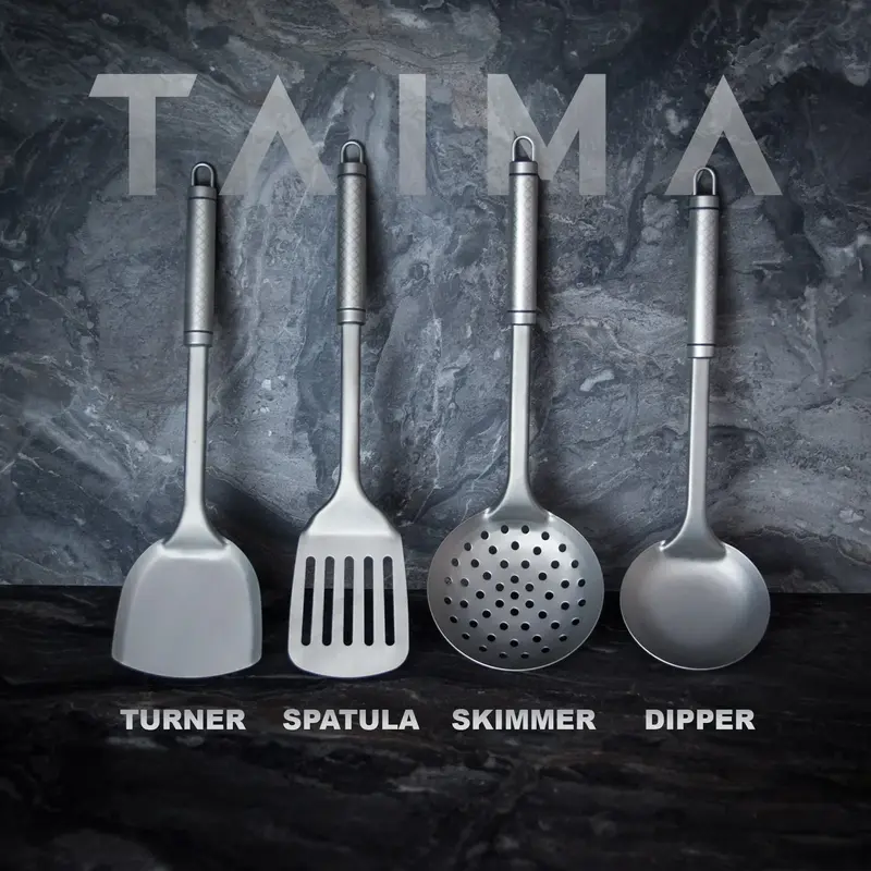 Taima® 100% Pure Titanium Spatula / Utensils.
