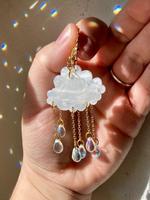Cloud & Raindrop Design Dangle Earrings (1 Pair), 2024 New Dainty Jewelry for Daily Clothing Decor, Party, Chic All-match Jew...