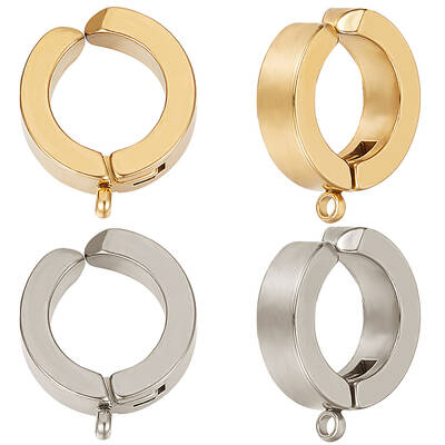 16Pcs 2 Colors 304 Stainless Steel Ear Cuff Findings