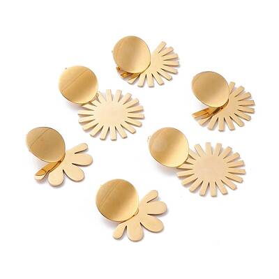 304 Stainless Steel Stud Earrings
